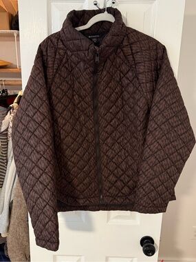 Athleta Quilted Jacket in Brown